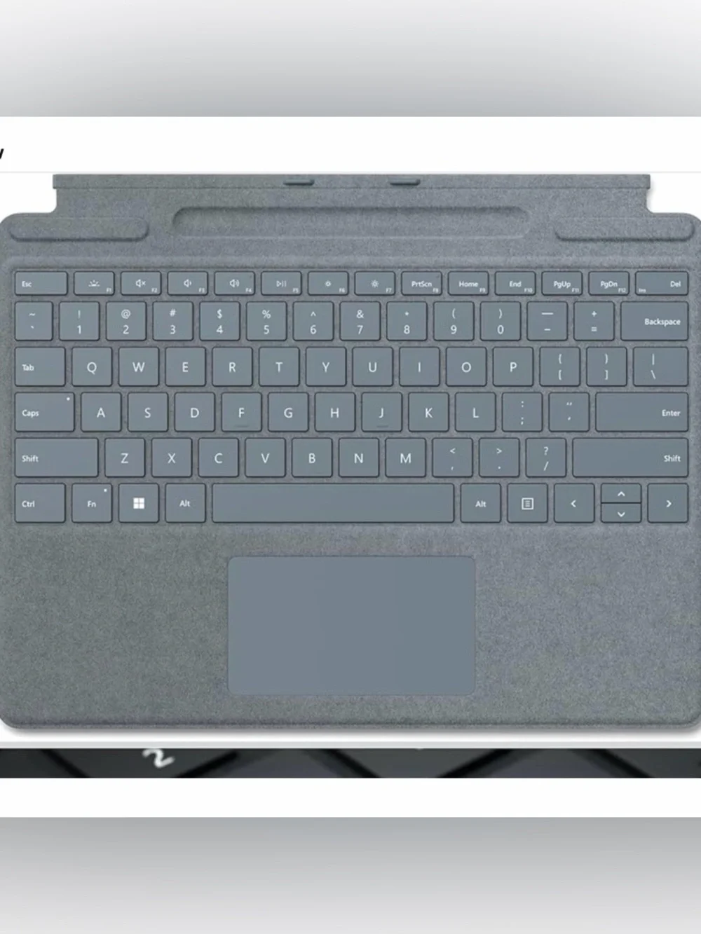 Microsoft Surface Pro Signature Keyboard Alcantara, Surface Pro X & 8 - Ice Blue